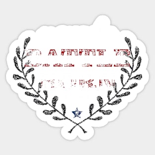 Patriotic Nevada Battle Born Sticker